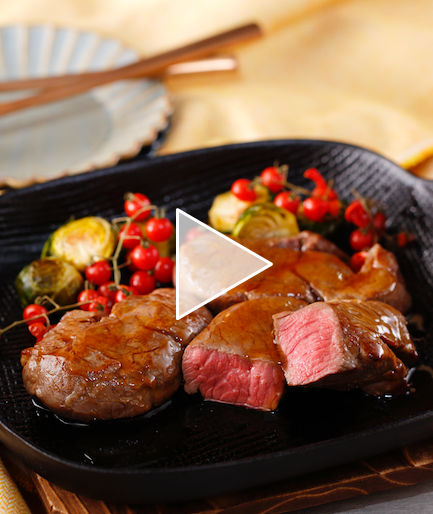 【レシピ動画】ラムモモの照焼きステーキ