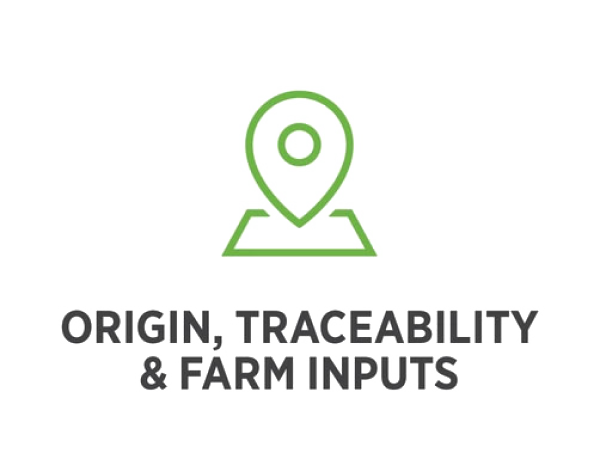 ORIGIN,TRACEACEABILITY & FARM INPUTS