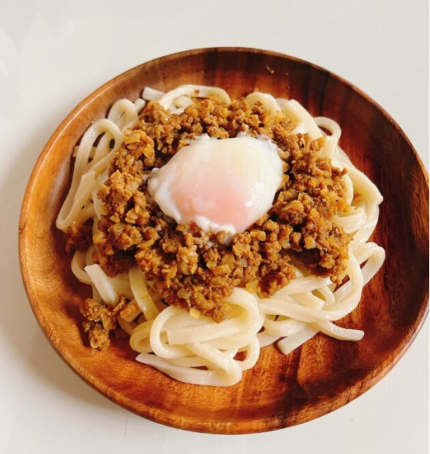 【ラムキーマカレーアレンジレシピ】ラムキーマカレーうどん